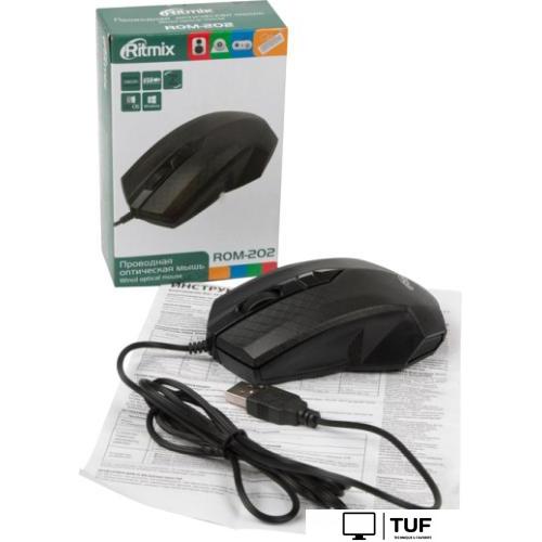Мышь Ritmix ROM-202 (черный)