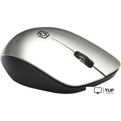 Мышь Oklick 695MW (черный/серебристый)