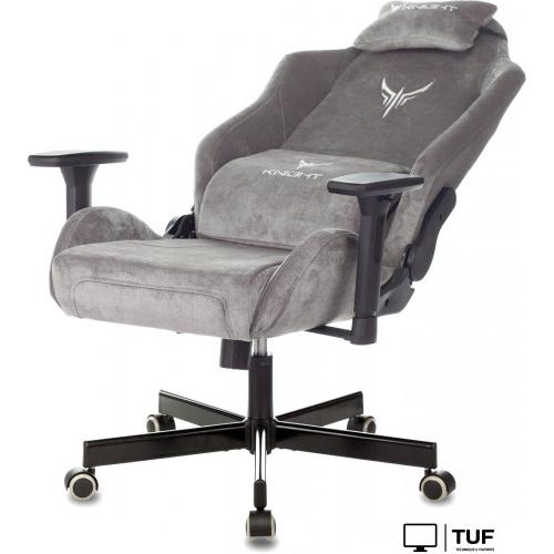 Игровое (геймерское) кресло Knight N1 Fabric Light-19 (серый)