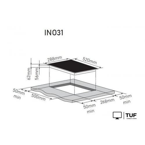 Варочная панель ZorG INO31 black