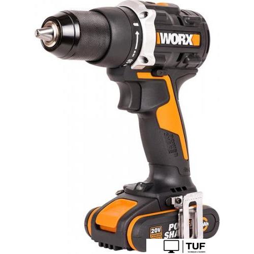 Дрель-шуруповерт Worx WX102 (с 2-мя АКБ, кейс)