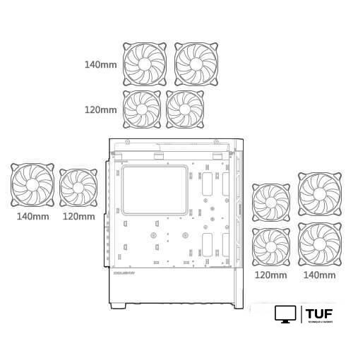 Корпус Cougar Airface RGB CGR-5ZD1W-AIR-RGB