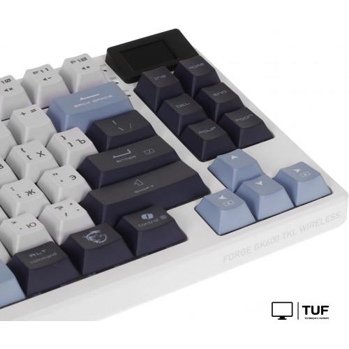 Клавиатура MSI Forge GK600 TKL Wireless Sky