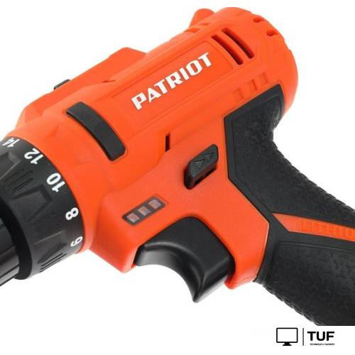 Дрель-шуруповерт Patriot BR 187UES (с 2-мя АКБ, кейс)