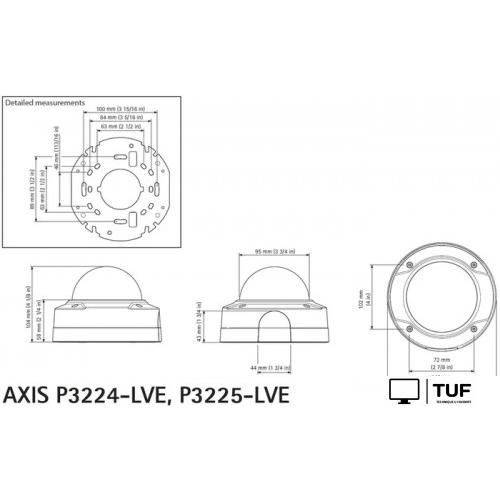 IP-камера Axis P3225-LVE MKII