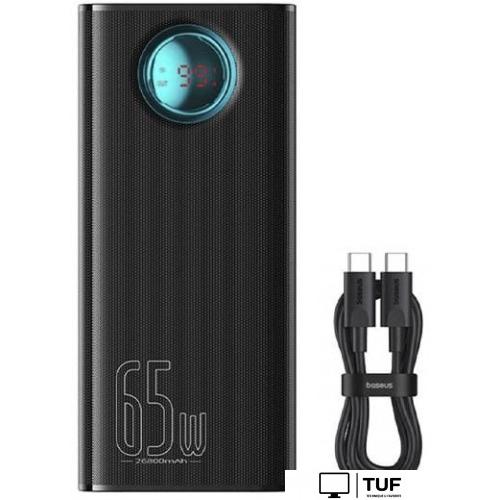 Внешний аккумулятор Baseus Amblight Digital Display Fast Charge Power Bank 65W 26800mAh (черный)