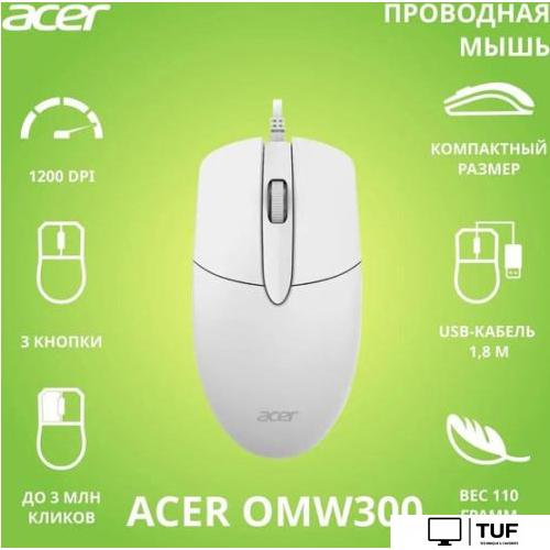 Мышь Acer OMW300 (белый)