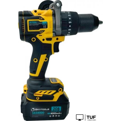 Ударная дрель-шуруповерт SKytools SK7006 (с 2-мя АКБ, кейс)