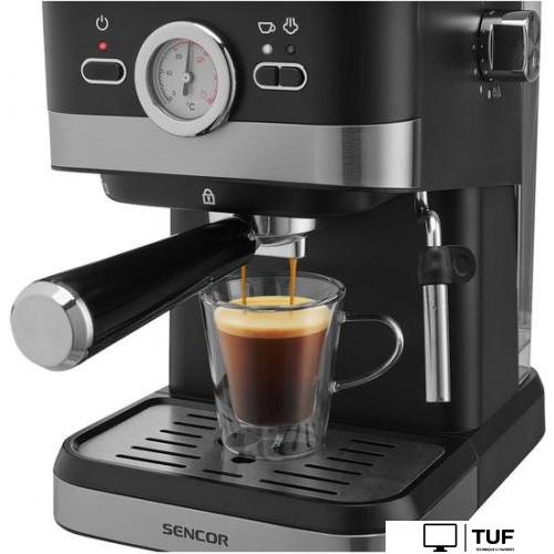 Рожковая кофеварка Sencor SES 1721BK