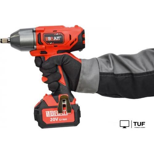 Гайковерт Brait BCIW20-4-400PU Pro 21.01.205.101 (с 1-им АКБ, кейс)