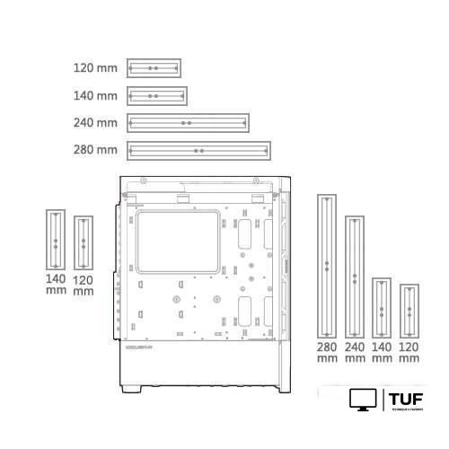 Корпус Cougar Airface RGB CGR-5ZD1W-AIR-RGB