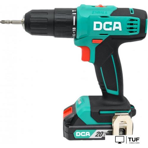 Ударная дрель-шуруповерт DCA ADJZ2035i13 Type AM (с 2-мя АКБ, кейс)