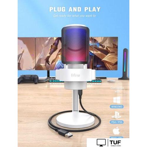 Проводной микрофон FIFINE A8 (белый)