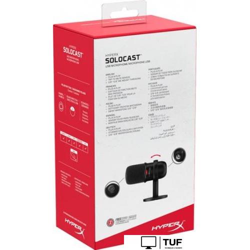 Проводной микрофон HyperX SoloCast (черный)