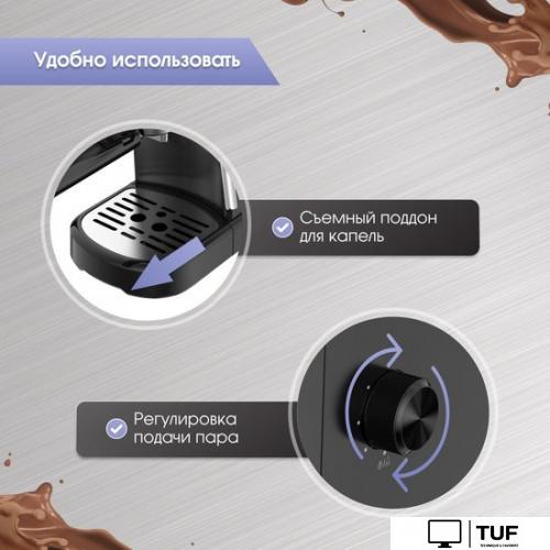 Рожковая кофеварка Zigmund & Shtain Al caffe ZCM-900