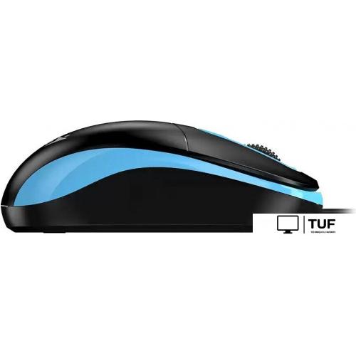 Мышь Genius DX-111 USB-A (черный/синий)