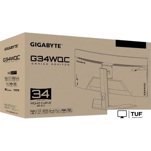 Игровой монитор Gigabyte G34WQC