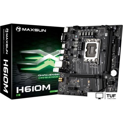 Материнская плата Maxsun Challenger H610M