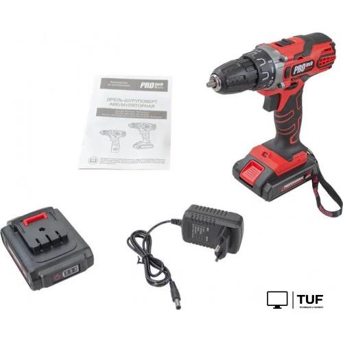 Дрель-шуруповерт Edon PRO-16L2K-N1 (с 2-мя АКБ, кейс)