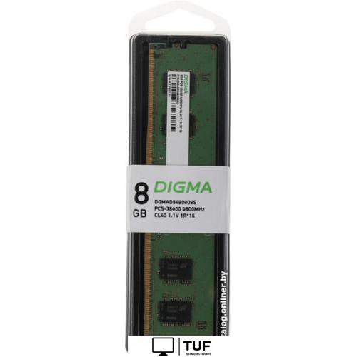 Оперативная память Digma 8ГБ DDR5 4800 МГц DGMAD5480008S