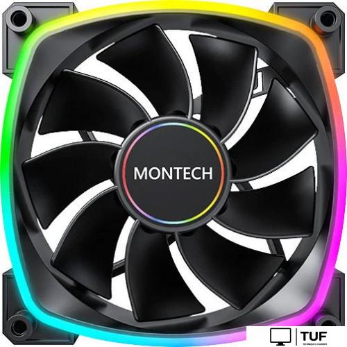 Вентилятор для корпуса Montech RX140 PWM Reverse (черный)