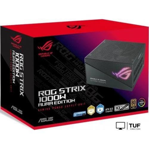 Блок питания ASUS ROG Strix 1000W Gold Aura Edition ROG-STRIX-1000G-AURA-GAMING