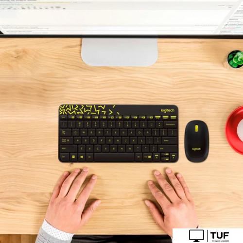 Офисный набор Logitech MK240 Nano (черный)