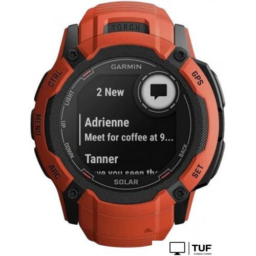 Умные часы Garmin Instinct 2x Solar (оранжевый)