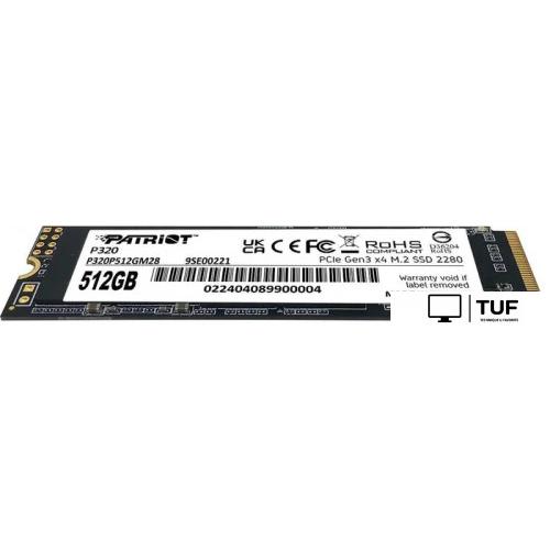 SSD Patriot P320 512GB P320P512GM28