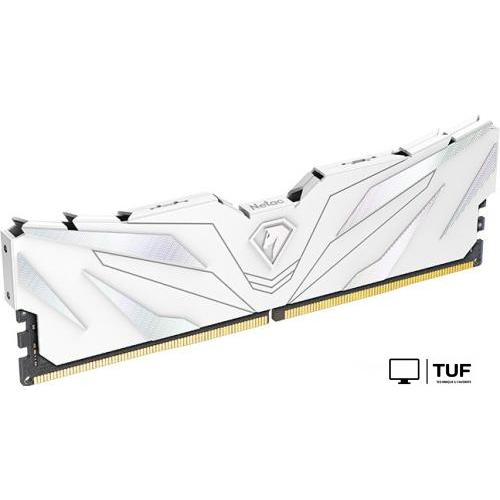 Оперативная память Netac Shadow II White 8ГБ DDR4 3600МГц NTSWD4P36SP-08W