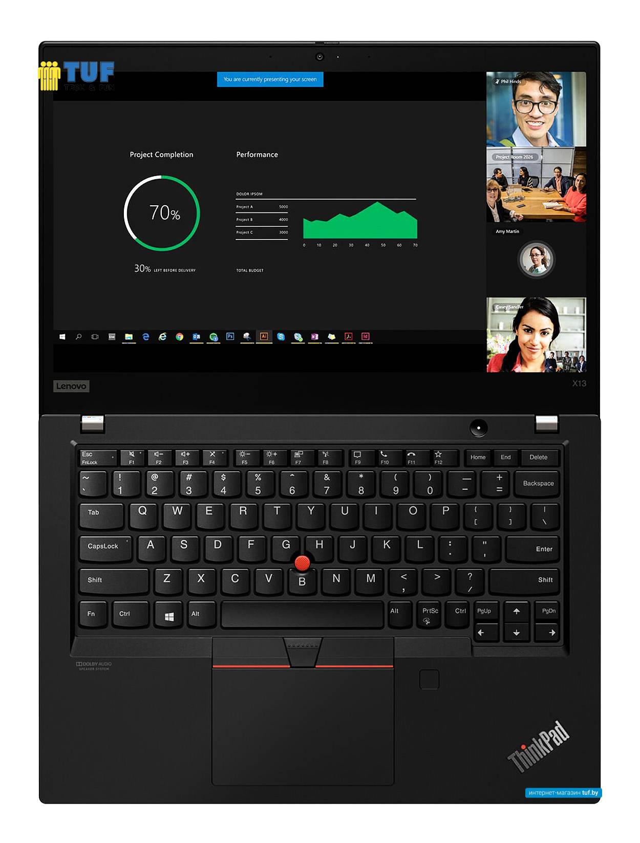 Ноутбук Lenovo ThinkPad X13 Gen 1 AMD 20UF0036RT