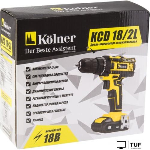 Дрель-шуруповерт Kolner KCD 18/2L (с 1-им АКБ)