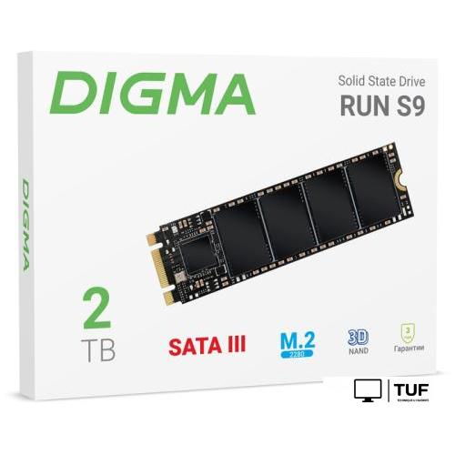 SSD Digma Run S9 2TB DGSR1002TS93T