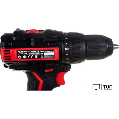 Дрель-шуруповерт Keyang DD18BL-W Set (с 2-мя АКБ, кейс)