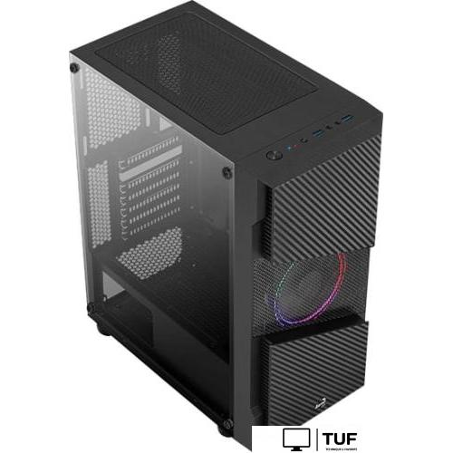 Корпус AeroCool Menace Saturn FRGB-G-BK-V1