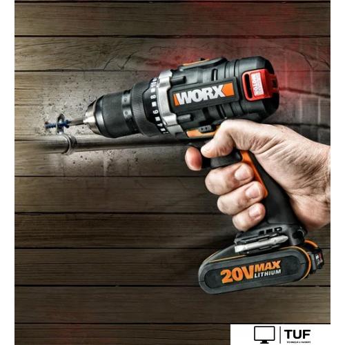 Дрель-шуруповерт Worx BL WX175 (с 2-мя АКБ, кейс)