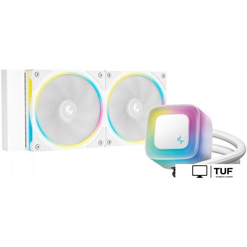 Система жидкостного охлаждения для процессора DeepCool LE240 PRO WH R-LE240PRO-WHAMMC-G-1