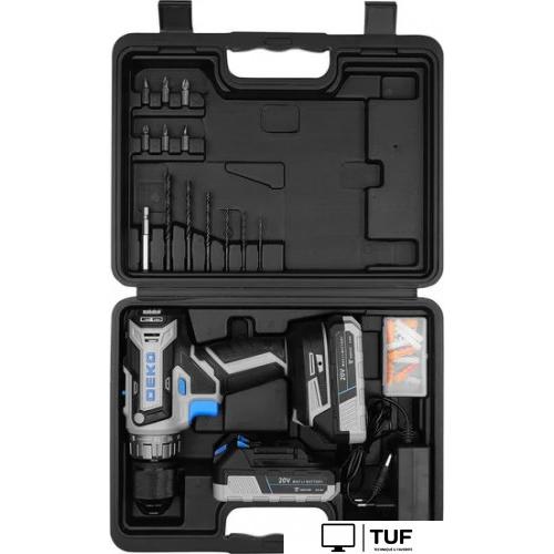 Дрель-шуруповерт Deko DKCD20V One Set63 083-1038 (с 2-мя АКБ, кейс)