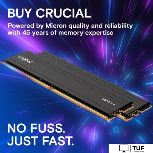 Оперативная память Crucial Pro 2x16ГБ DDR5 5600 МГц CP2K16G56C46U5