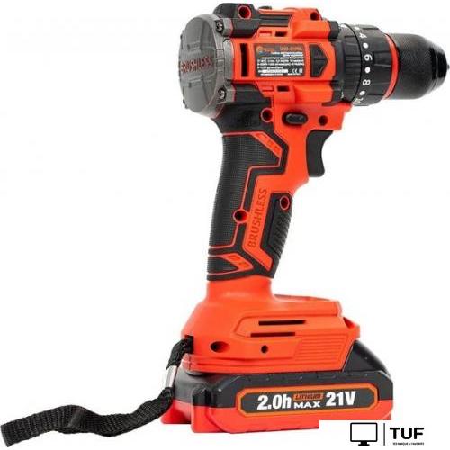 Ударная дрель-шуруповерт Edon UAD-21PBL (с 2-мя АКБ, кейс)