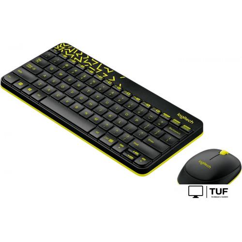 Офисный набор Logitech MK240 Nano (черный)