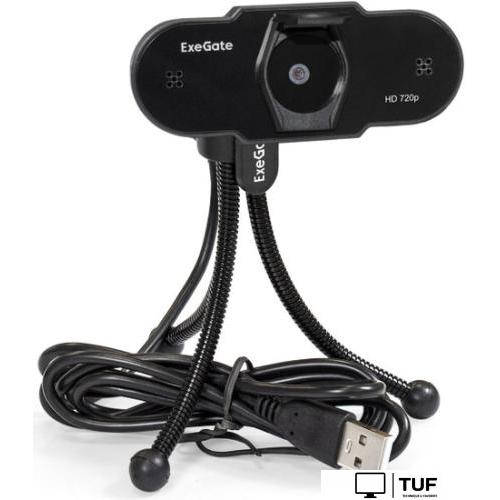 Веб-камера ExeGate BlackView C525 HD Tripod