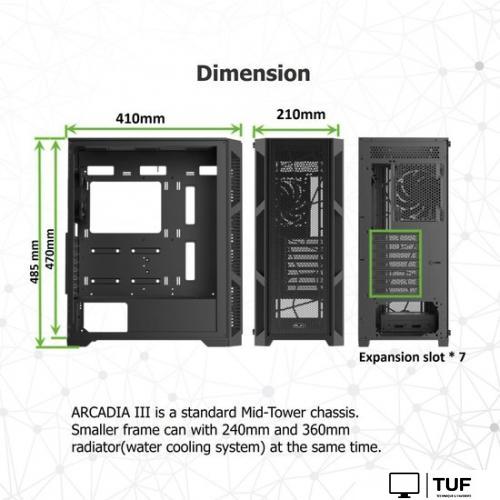 Корпус Raijintek Arcadia III ST V2