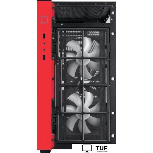 Корпус SilverStone RL08 (черный/красный)