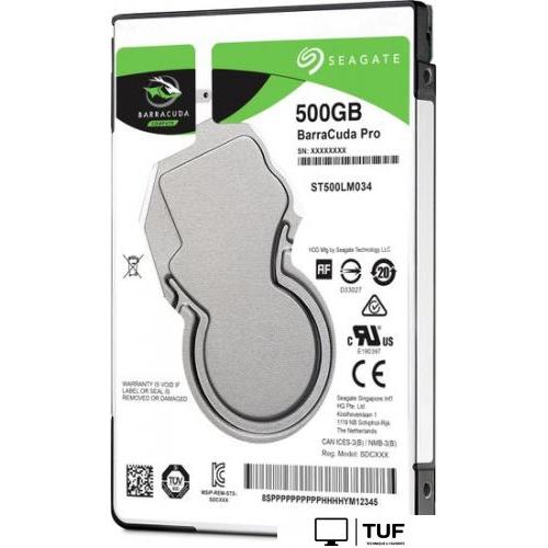 Жесткий диск Seagate Barracuda Pro 500GB ST500LM034