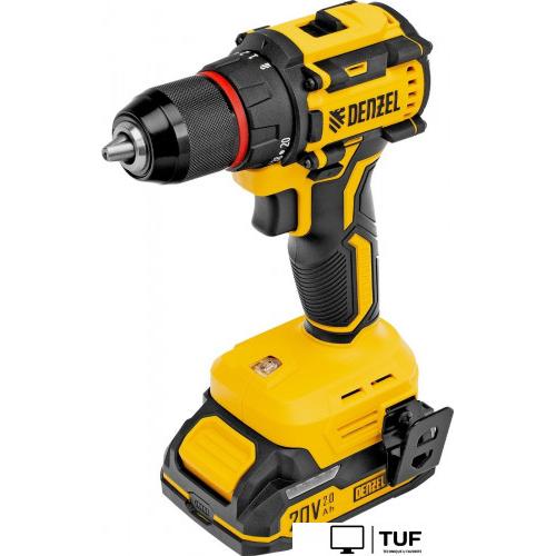 Дрель-шуруповерт Denzel CDH-BL-20 (с 2-мя АКБ, кейс)