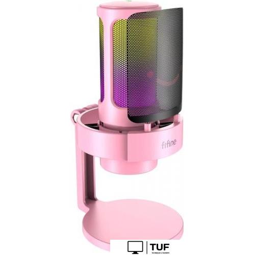 Проводной микрофон FIFINE A8 (розовый)