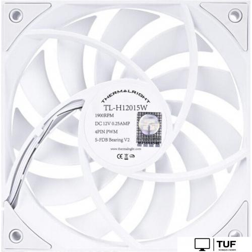 Вентилятор для корпуса Thermalright TL-H12015W (белый)