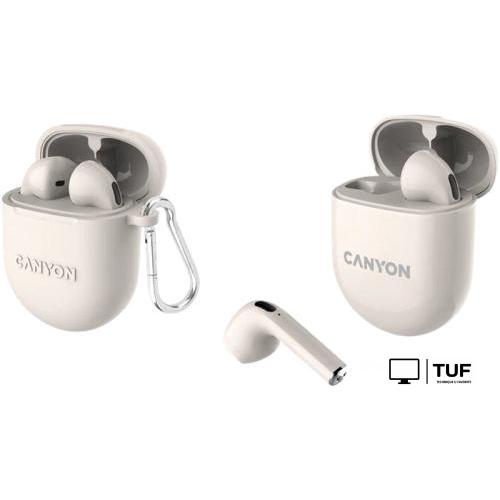 Наушники Canyon TWS-6 (бежевый)