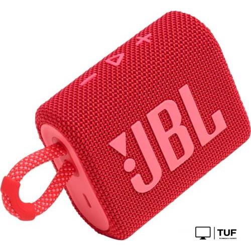 Беспроводная колонка JBL Go 3 (красный)